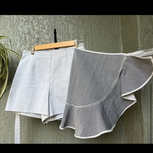 Cinq a sept wrap mini skort grey 🤩 - Picture 5 of 5